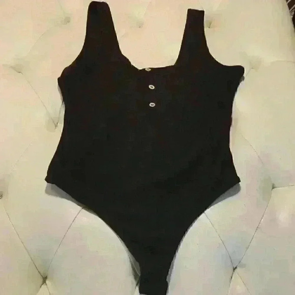 mikey & joey Tops - Mikey and Joey Black tank bodysuit sz xlarge